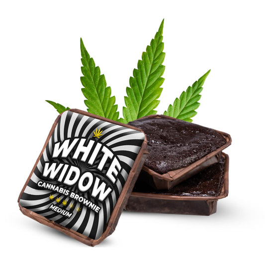 White Widow Cannabis Brownies