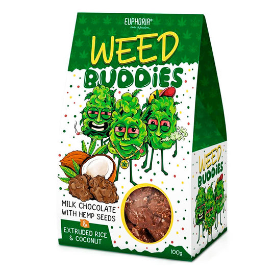 Euphoria Weed Buddies Milk Schokolade Cookies 100g