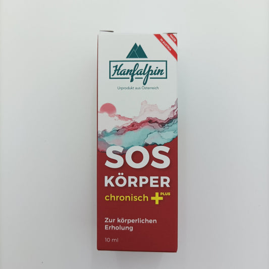 Hanfalpin CBD kapky „Body Chronisch Plus+“ | CBD 24 %